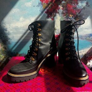 Tory Burch Perfect Black Leather Boot Style No. 77289